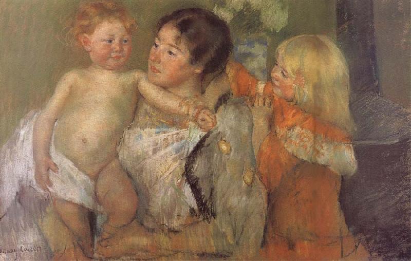 Mary Cassatt After the bath China oil painting art